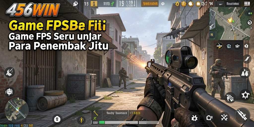 Tangkapan layar menghadirkan aksi seru dari gameplay 456WIN dalam genre FPS.