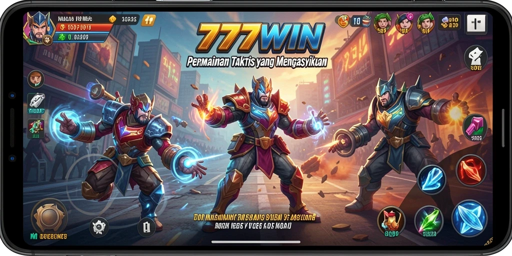 Tampilan gameplay seru dari 777WIN saat pertempuran berlangsung.