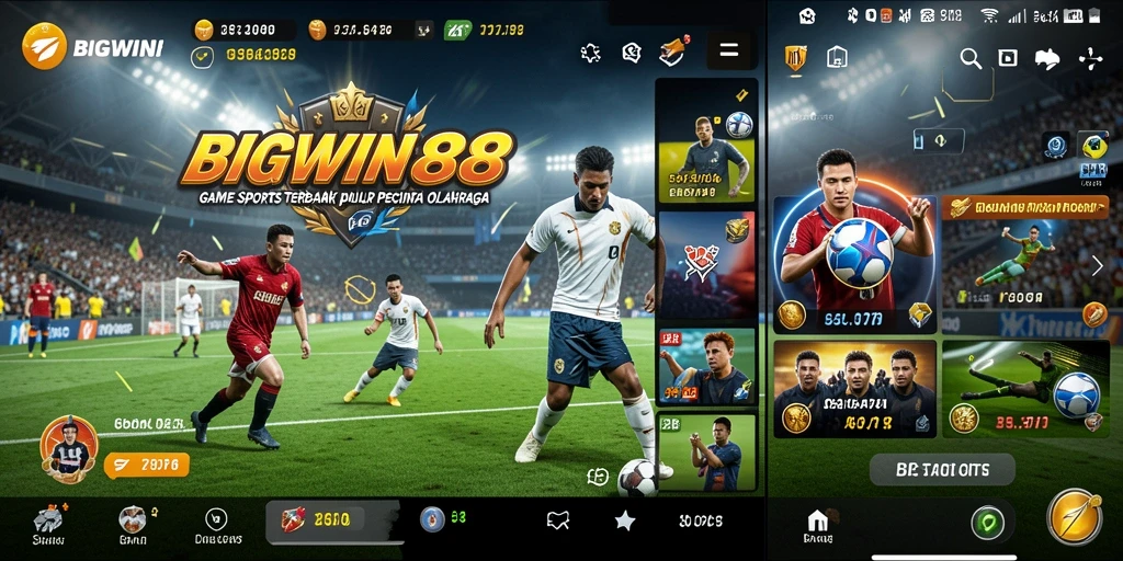 Tampilan gameplay yang mendebarkan dalam BIGWIN88.
