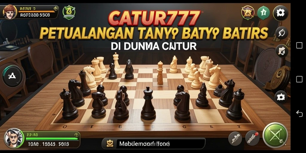 Screenshot gameplay CATUR777 yang menampilkan petualangan catur yang menarik.