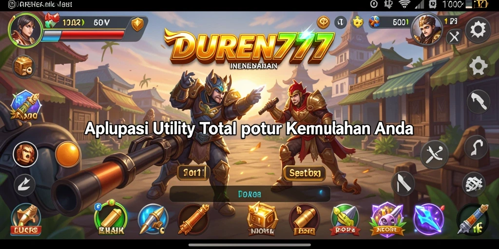 Tampilan antarmuka DUREN777 yang modern dan ramah pengguna.