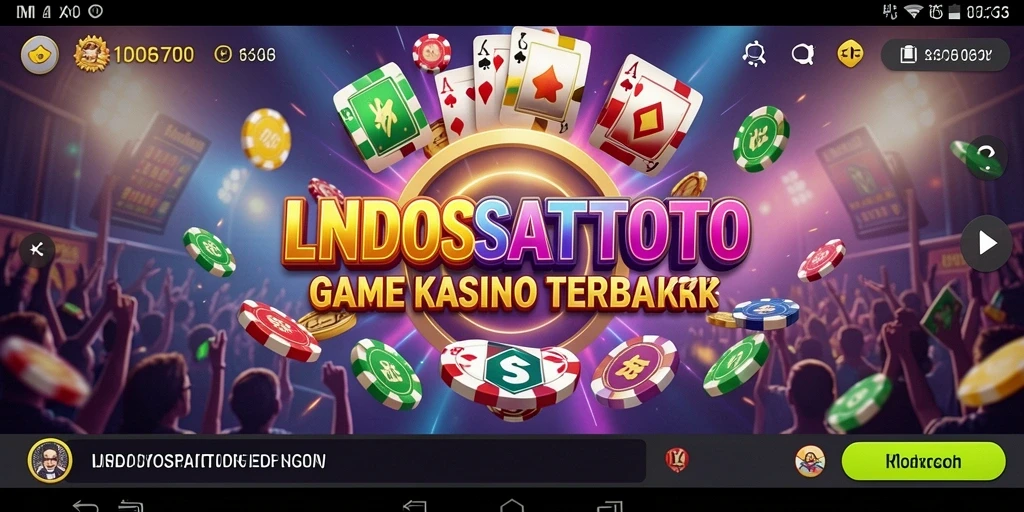 Screenshot utama LNDOSATTOTO menampilkan gameplay Kasino yang menarik.