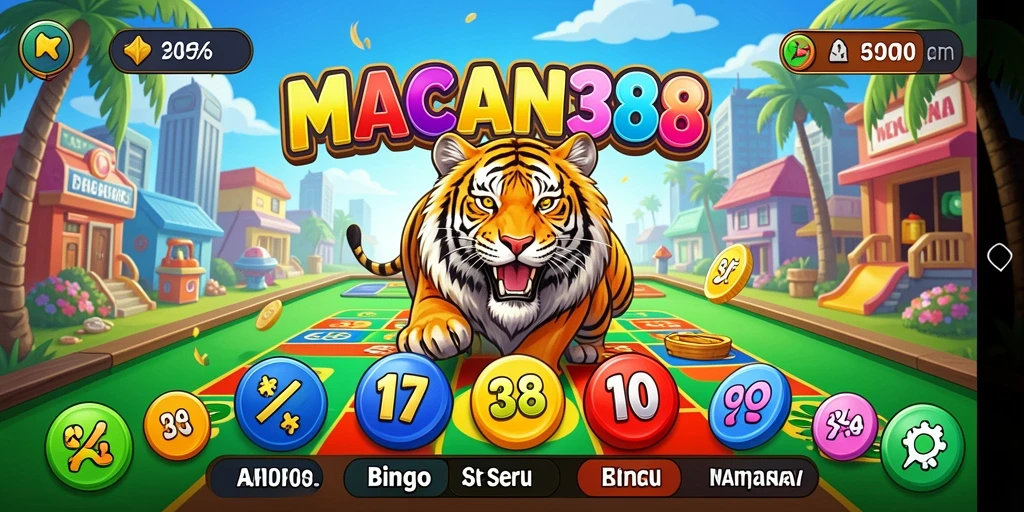Tampilan gameplay Bingo yang menarik di MACAN388.
