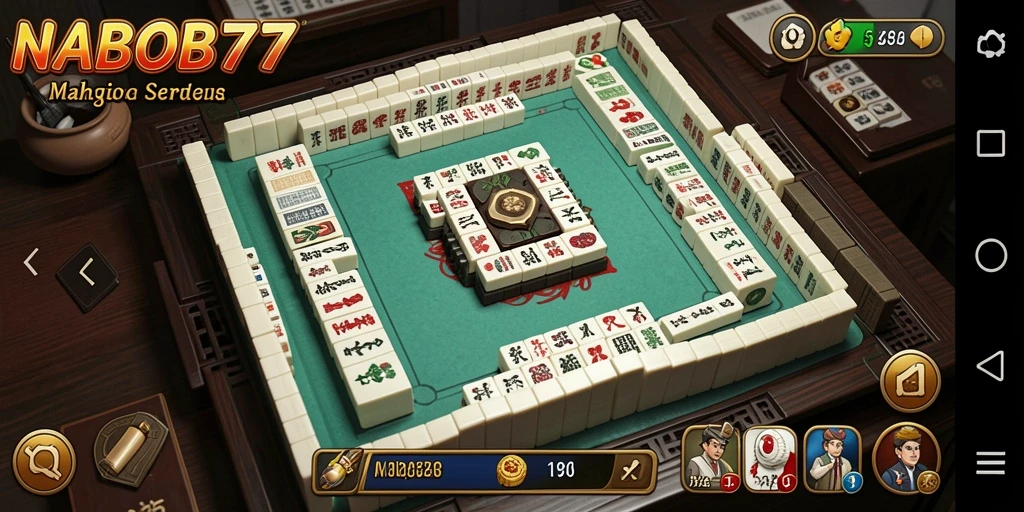 Gameplay seru Mahjong di NABOB77 dengan grafis menarik.