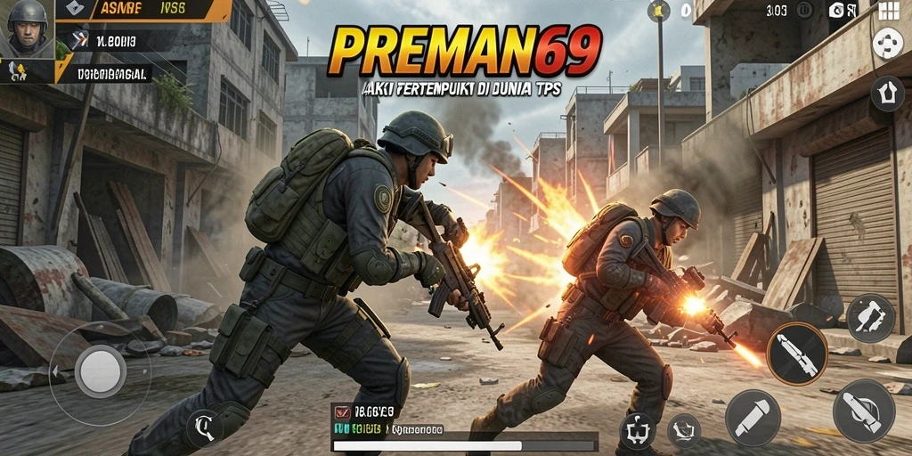 Tampilan gameplay seru dan mendebarkan dari PREMAN69.