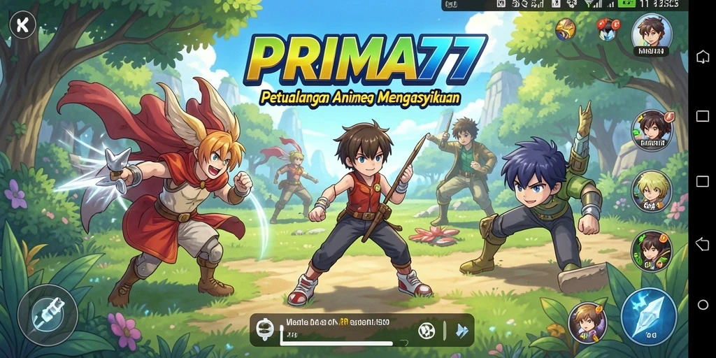 Tampilan gameplay <strong>PRIMA77</strong> yang memukau dan interaksi karakter yang seru.