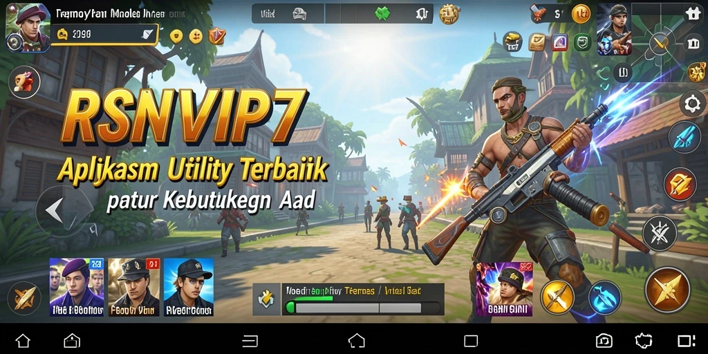 Screenshot RSNVIP7 menampilkan antarmuka pengguna yang sederhana dan intuitif.