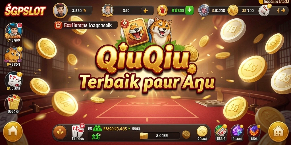 Tampilan seru gameplay QiuQiu di SGPSLOT.
